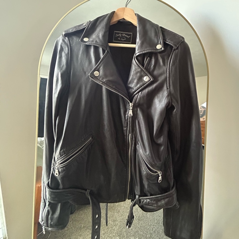 Lucky Brand Black Leather Jacket